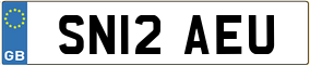 Truck License Plate